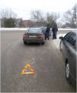 В Кирово-Чепецке иномарка въехала в такси.