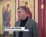 Первая литургия в обновлённом храме Рождества Христова в Слободском