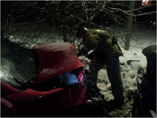 В Вятскополянском районе столкнулись 