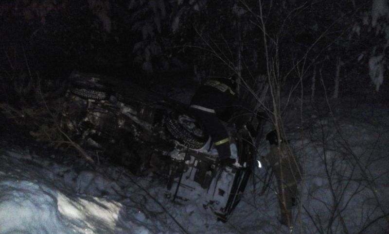 В Афанасьевском районе в кювет улетел 