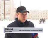 Хоккейная площадка в пожарной части номер 10 Нововятского района