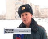 Хоккейная площадка в пожарной части номер 10 Нововятского района