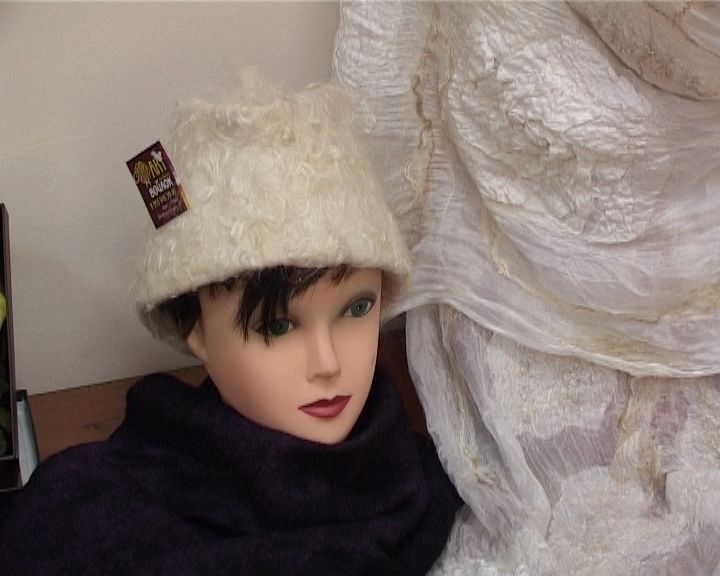 Необычные изделия из войлока в Герценке