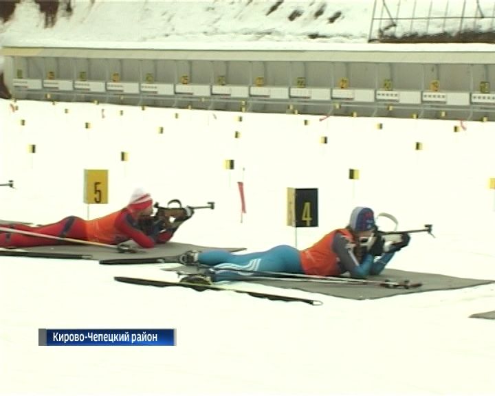 Соревнования юных биатлонистов в Перекопе