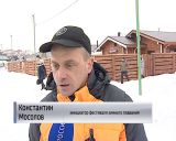 Моржи устроили заплывы на скорость в студёной воде