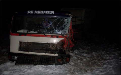 В Советском районе столкнулись две фуры. 