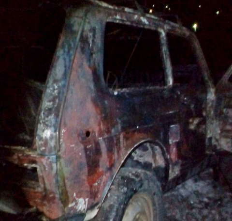 В п. Пижанка сгорел автомобиль "Нива".