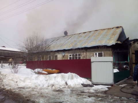 В Вятскополянском районе сгорел жилой дом.