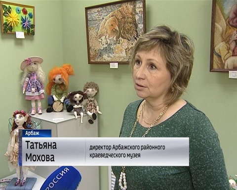 В Арбажском краеведческом музее сегодня можно увидеть работы народных мастеров