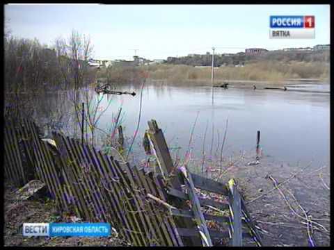 Вода в реке Вятке за сутки поднялась на 31 см.