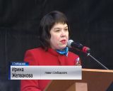 Празднование дня Великой Победы в городе Слободском