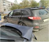 В Вятскополянском районе "десятка" врезалась в иномарку.