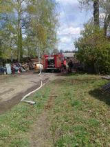 В Орлове сгорели четыре дома: без жилья остались 70 человек (ВИДЕО)