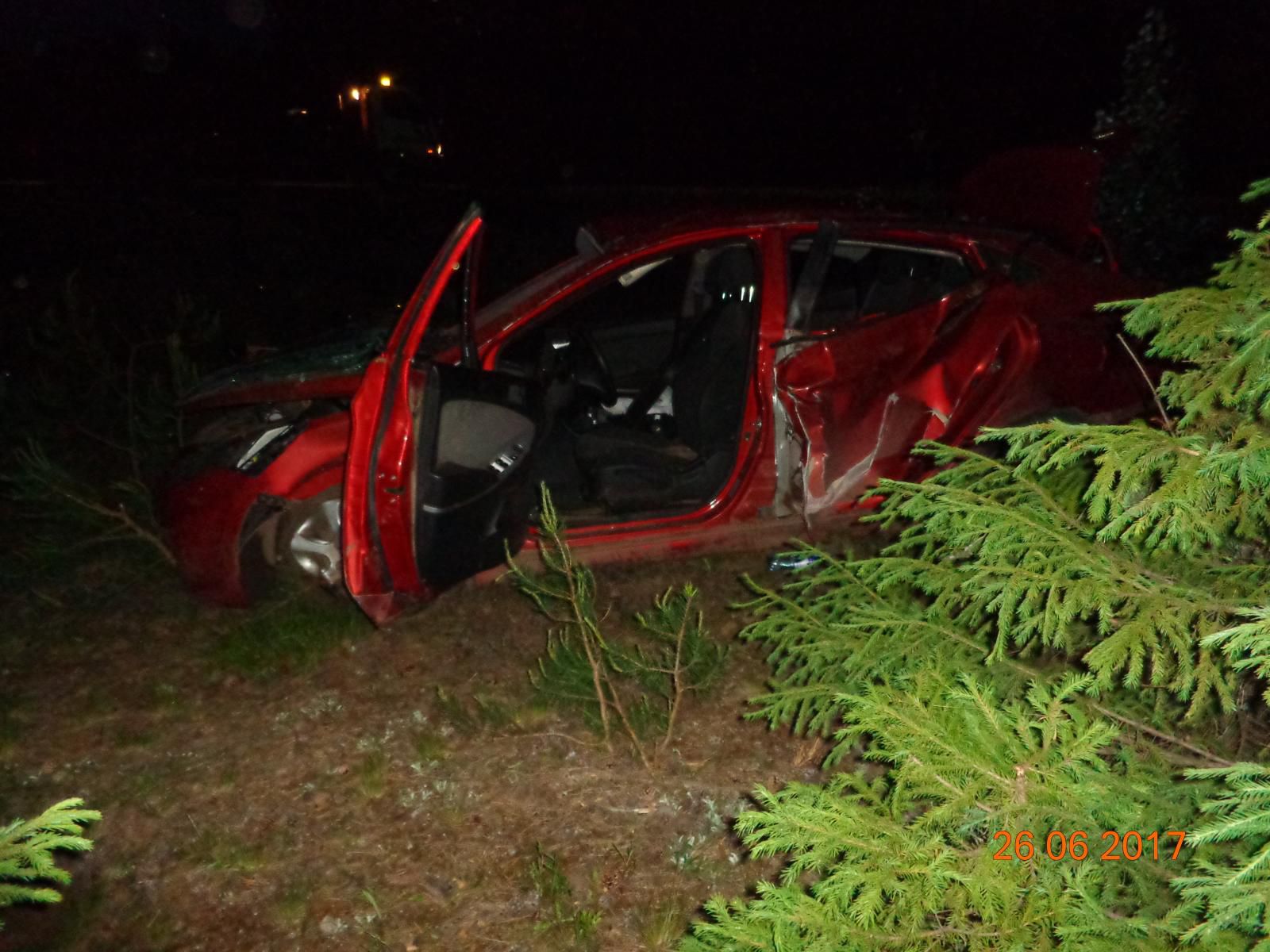 В Слободском районе перевернулся «Хендэ Солярис».