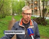 Стихийные свалки во дворах домов на улице Мира города Кирова