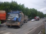 В Котельничском районе фура столкнулась с самосвалом.