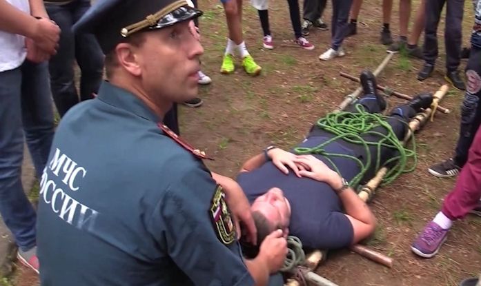 Слёт юных пожарных России и Германии