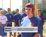 Волонтёры в Арбаже отремонтировали детскую площадку 