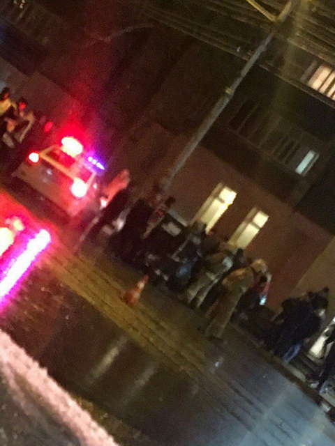 На Октябрьском проспекте иномарка сбила людей на пешеходном переходе.