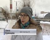 Прорыв на теплотрассе около дома на улице Короленко города Кирова