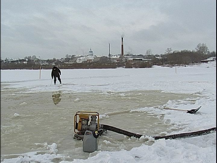 Открытие ледовых переправ в регионе откладывается