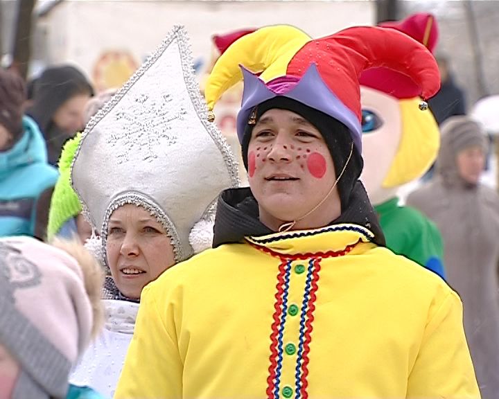 Старый новый год на Театральной площади