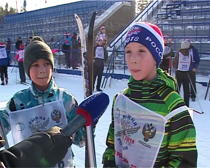 В регионе состоялся самый массовый забег «Лыжня России»