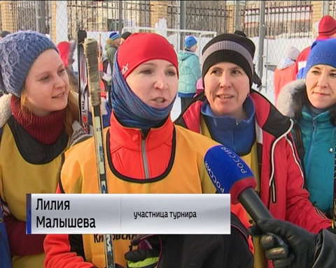 Профсоюзы провели турнир по хоккею на снегу