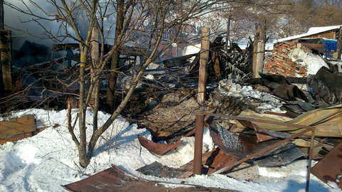 В Уржуме в сгоревшем доме нашли тело мужчины.