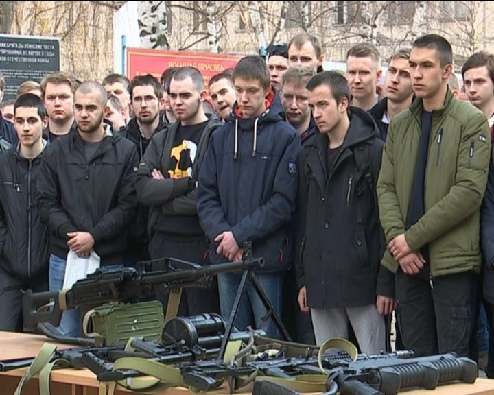 В областном сборном пункте прошел очередной «День призывника»