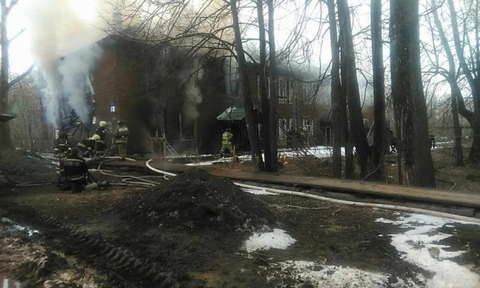 В Вересниках загорелся жилой дом.