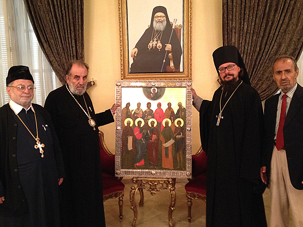 В Сирию доставили икону, написанную вятским мастером.