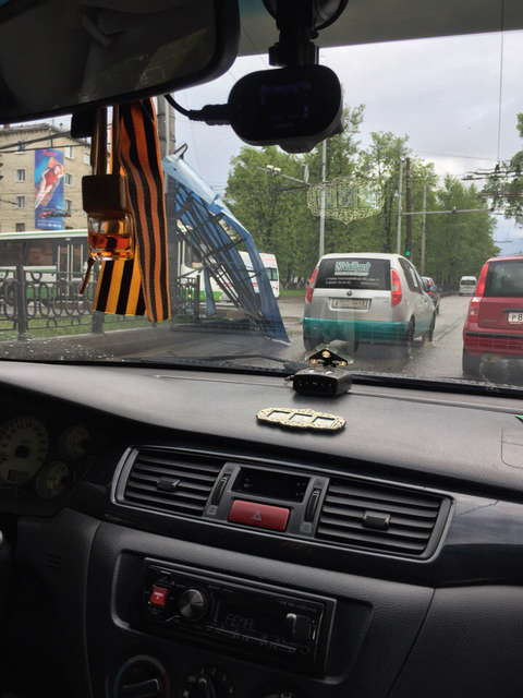 В Кирове прошла сильная гроза.