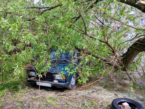 В Кирове продолжают устранять последствия урагана.