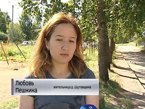 В Шутовщине сточные воды затопили детскую площадку