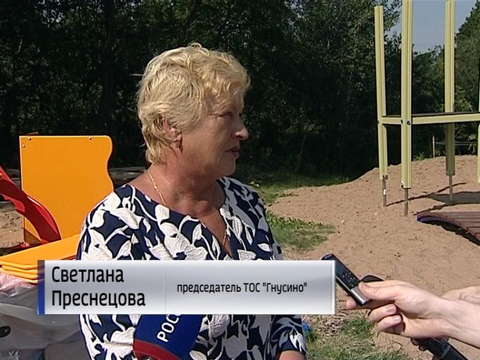 В Гнусино открыли детскую площадку
