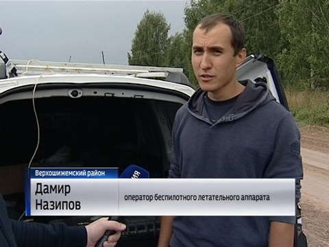 За полями Среднеивкино присматривает беспилотник