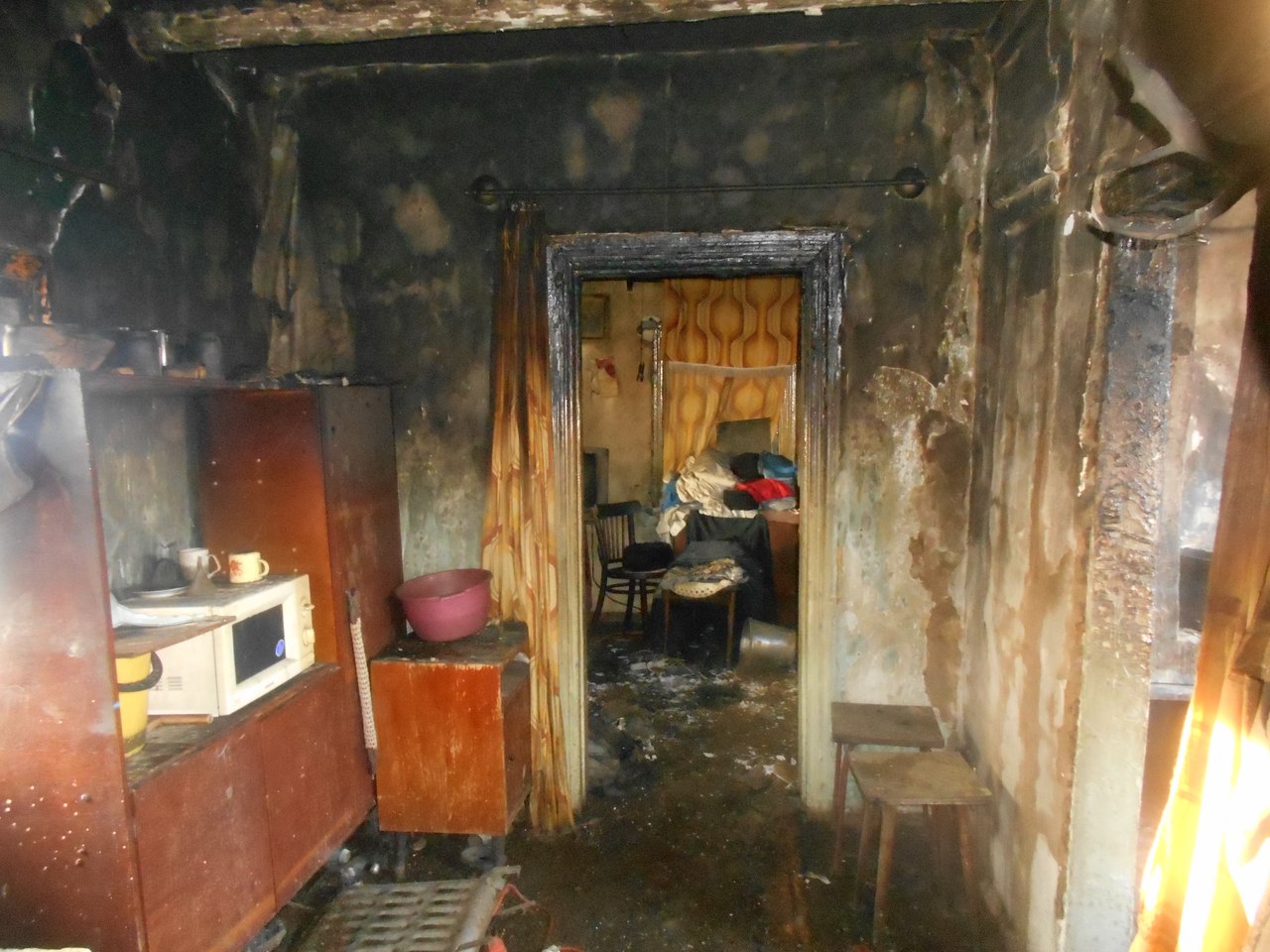 В п. Фаленки на пожаре погиб мужчина.
