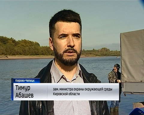 В Вятку выпустили молодую стерлядь