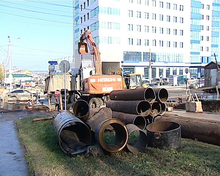 Ограничение движения на улице Профсоюзной