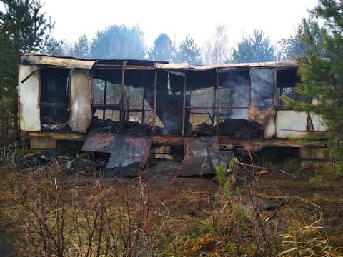 В Арбажском районе сгорели два рыбака.