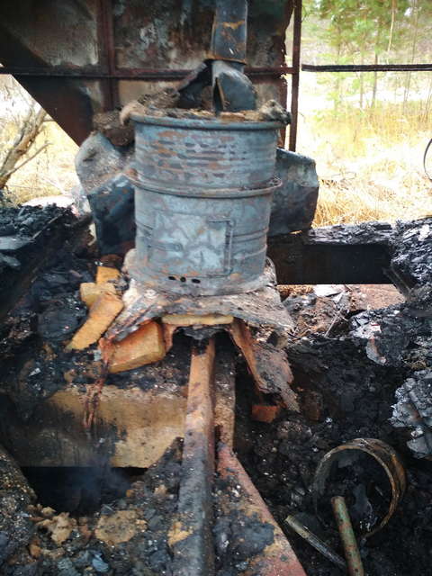 В Арбажском районе сгорели два рыбака.