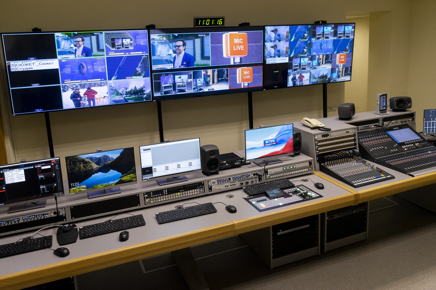 На ГТРК Вятка готовится к запуску новый аппаратно-студийный комплекс.