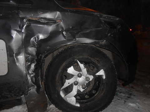 На улице Некрасова столкнулись две иномарки.