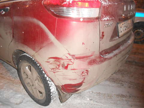 На повороте у п. Дороничи произошло тройное ДТП.