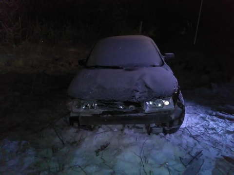 В Советском районе ВАЗ-2110 вылетел в кювет.