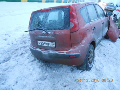 В Кирово-Чепецком районе столкнулись две иномарки.