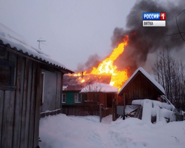 Пожар в слободе Луговые