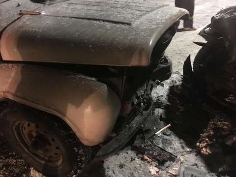 В Слободском столкнулись УАЗ и «Фольксваген Пассат».