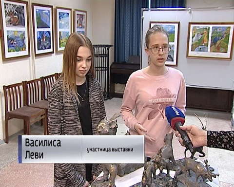 Работы юных анималистов можно увидеть на выставке "Другой мир" в ДХШ